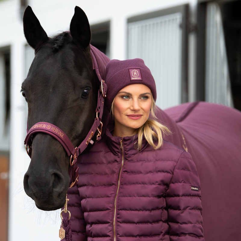 Eskadron Knit Hat Fanatics AW23 - Cassis-1